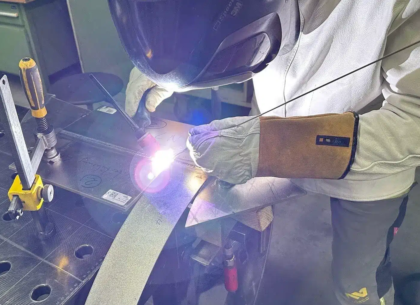 Schweißarbeitsprobe der AVN GmbH