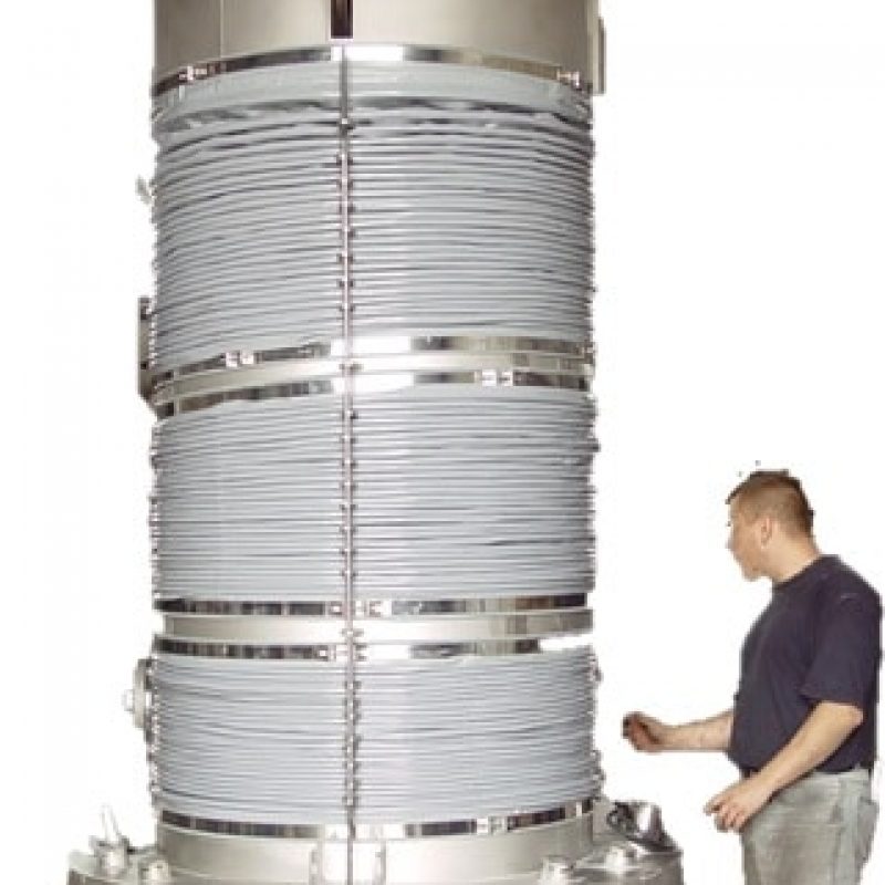 Verladeteleskop Schiffsbeladung mit Filteranlage